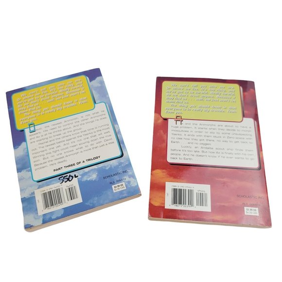 Lot of 2 Animorphs Young Readers Chapter Books - Picture 2 of 3